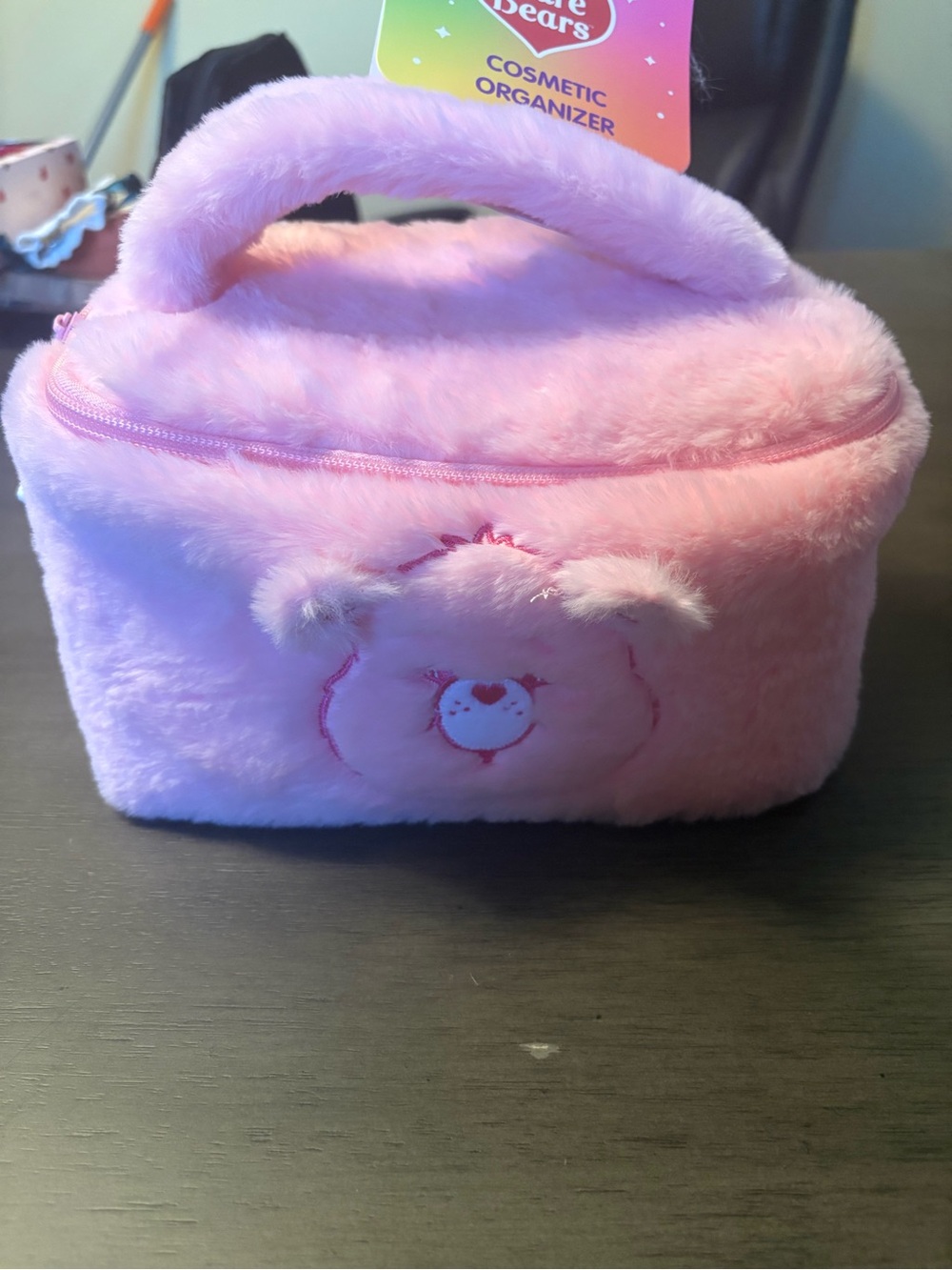 Care Bears Pink Plush Kids Accessory Bag